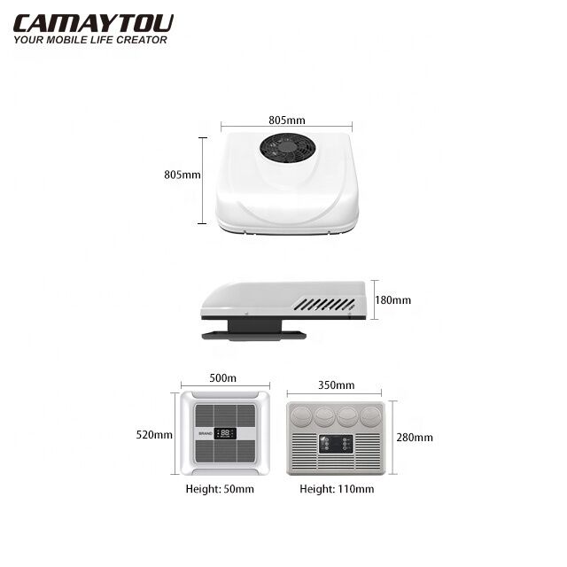 12 Volt 12v Rv klimatyzator AC Systemy klimatyzacji 12 Volt 24v 48v karawan Camper Van Motorhome 12v